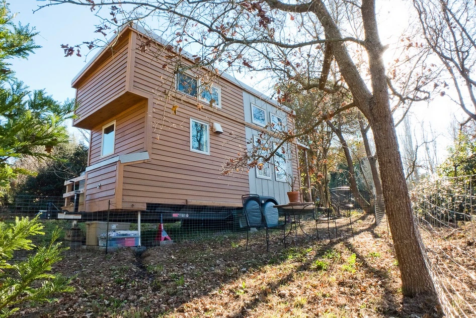 "The Tiny Project" by Alek Lisefski sits amid its natural landscape in California