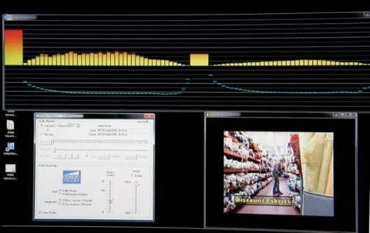 Dolby Volume - shows variation in output and resulting leveling