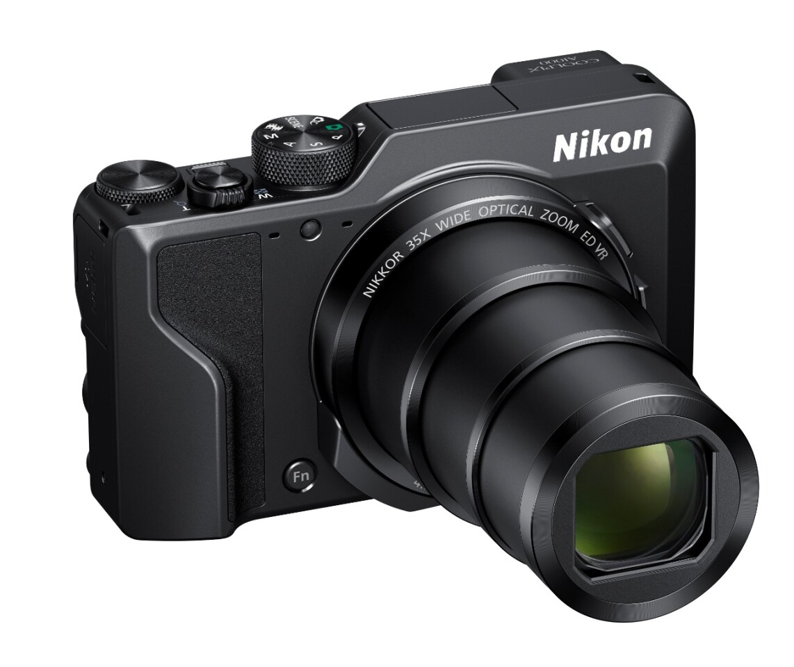 The Coolpix A1000's lens can manage a 24 - 840 mm equivalent zoom