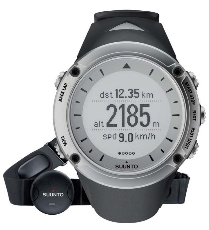 The Suunto Ambit comes with or without heart rate belt