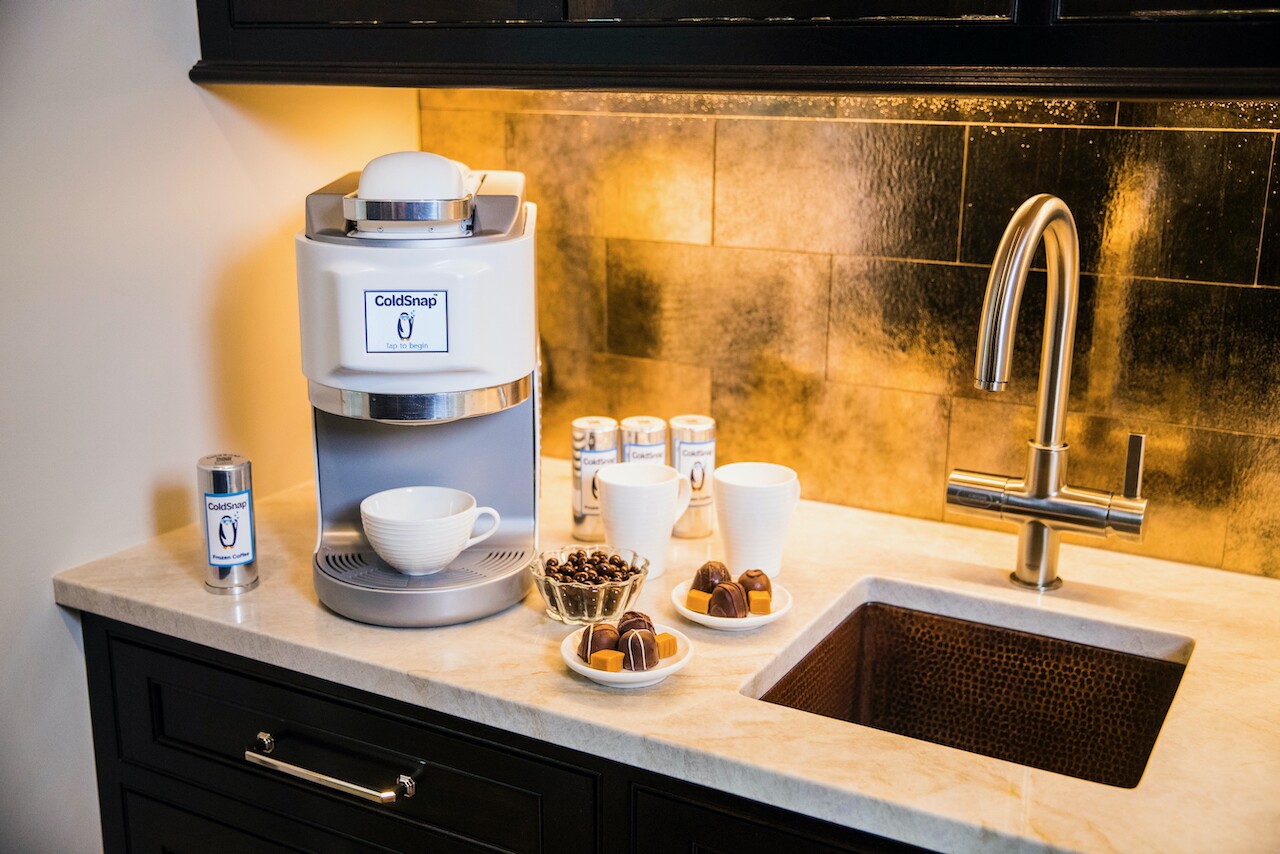ColdSnap can also be used to make frozen coffee