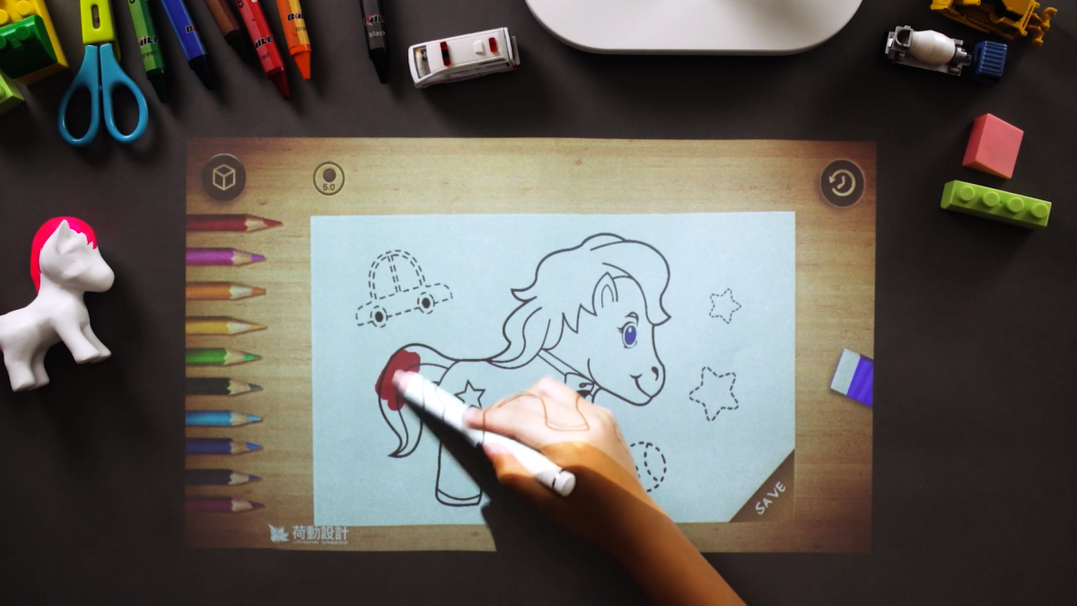 The Lumi is particularly suitable for pre-schoolers, as it has a built-in stylus that enables, for example, interactive coloring books with an undo feature if you get outside the lines. The creative possibilities with this mixed media environment (which includes object recognition), seem endless
