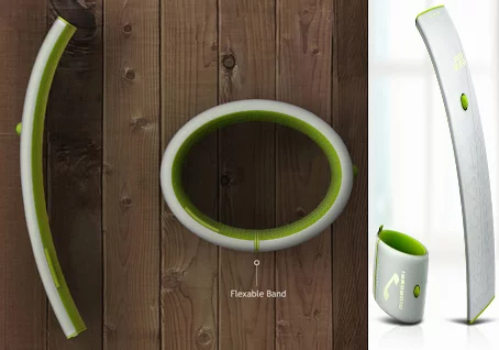 The Leaf wearable wrist phone concept