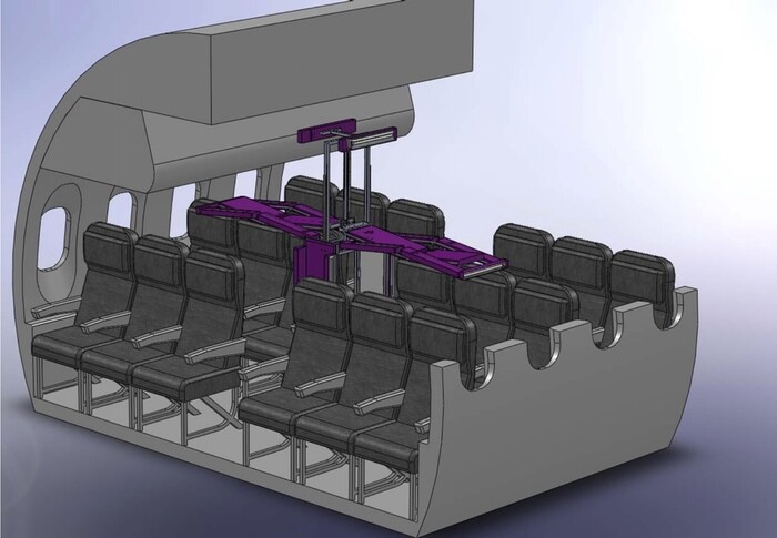 An engineering diagram of the GermFalcon (Image: GermFalcon)