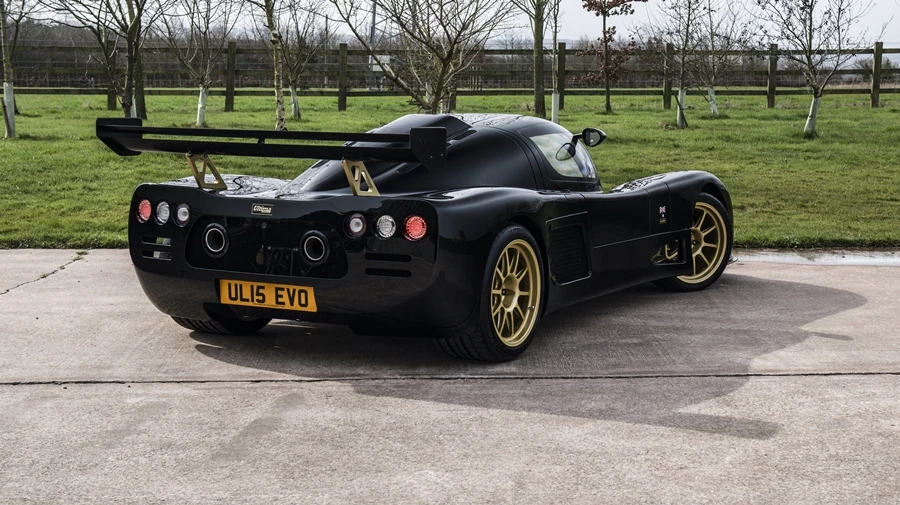A rear-side view of the Ultima Evolution