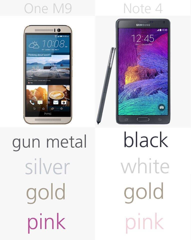 Color options