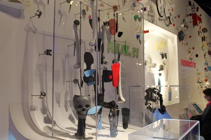 A selection of 3D-printed objects