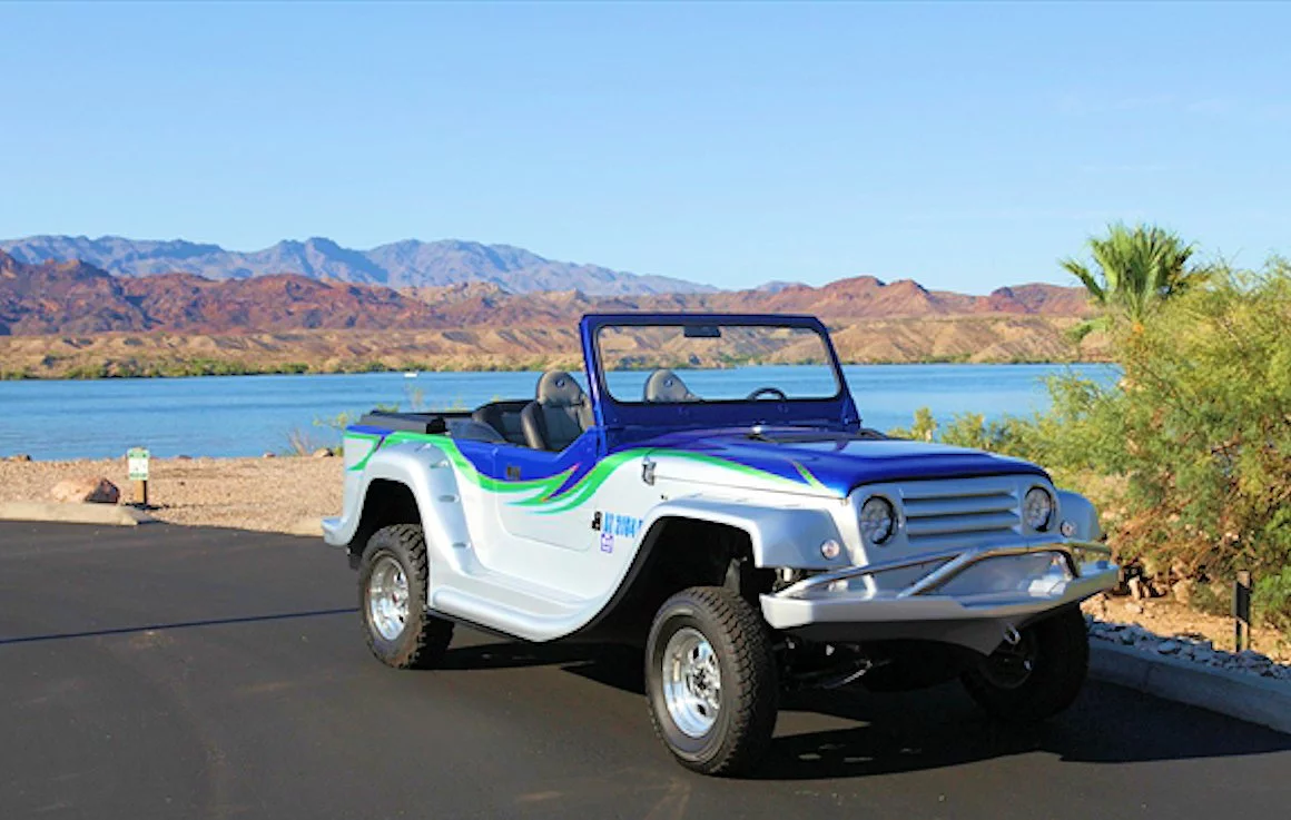 Panther awaiting baptism in Lake Havasu (Photo: WaterCar)
