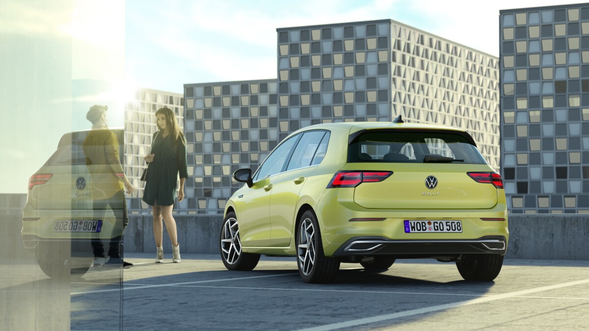 2020 Volkswagen Golf Mk8: back end