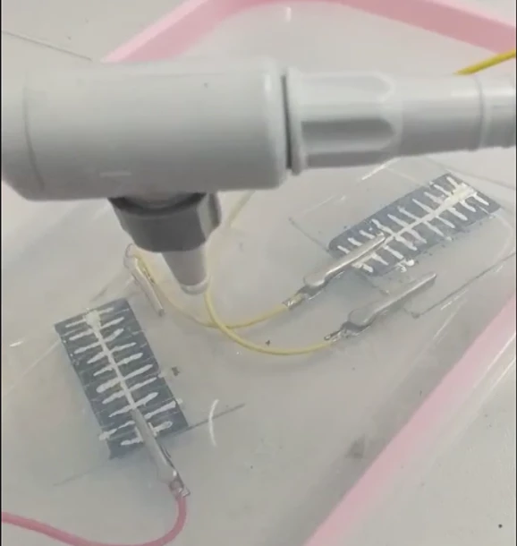 Lab test cells used to power a pocket calculator