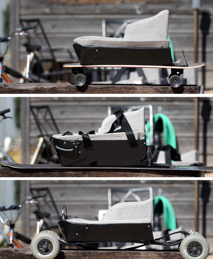 KneeFlyer can be used on boards year round