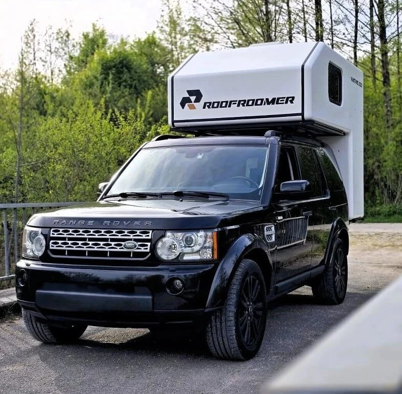 The Roofroomer Native 200 is a little larger, designed for use with SUVs and vans