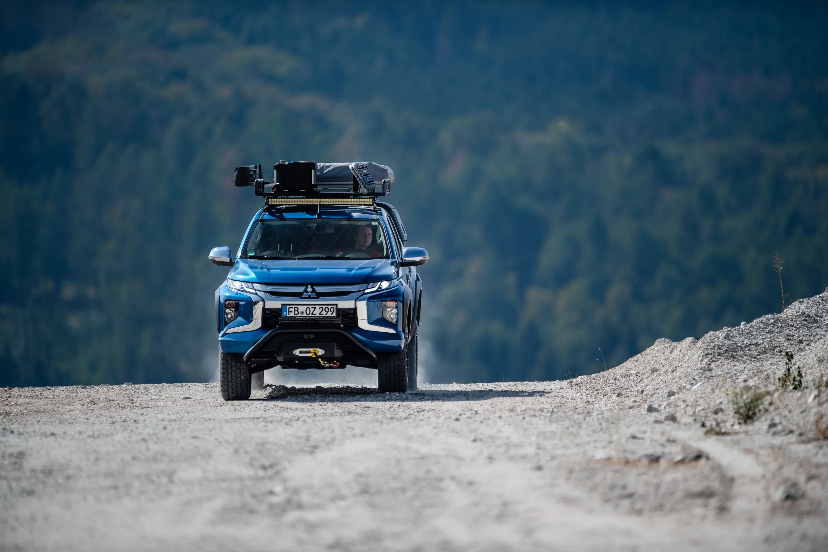 Exploring and camping off the beaten path in an upgraded L200 pickup