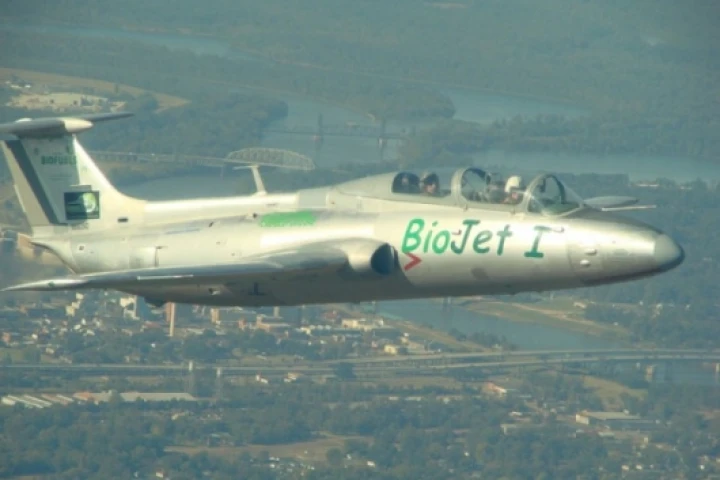 BioJet 1 during the record breaking flight