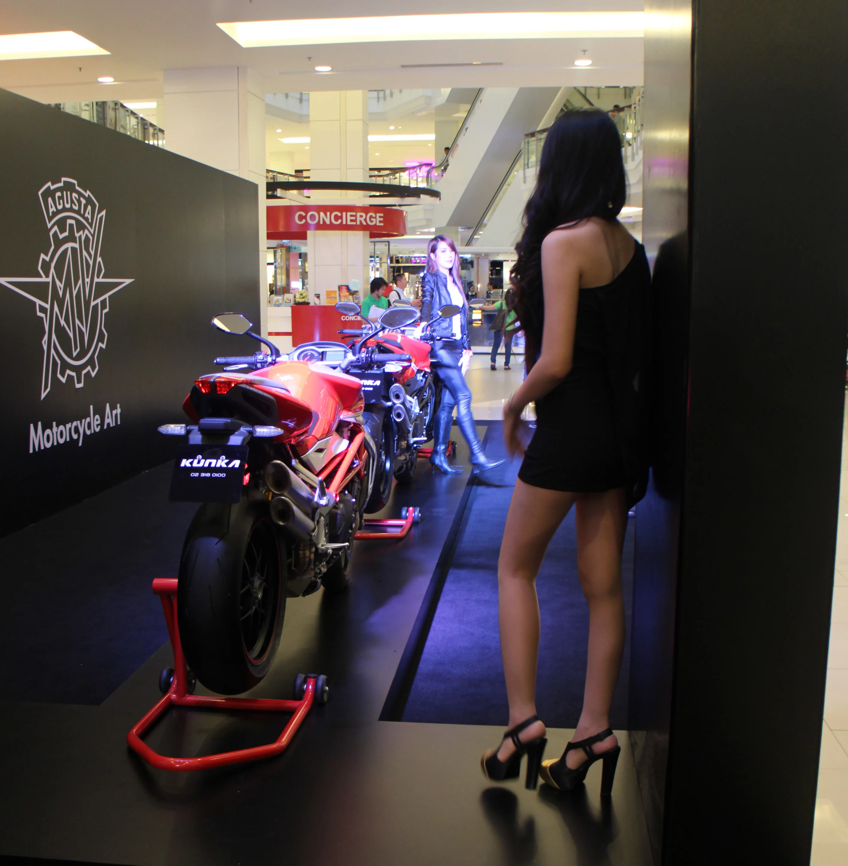 MV Agusta's stand was never short of attention (Photo: Husna Namirembe/Gizmag)