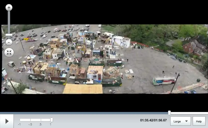 GigaPan Time Machine allows users to create ultra-high-resolution panoramic time-lapse videos, using a regular digital camera and a GigaPan robotic tripod