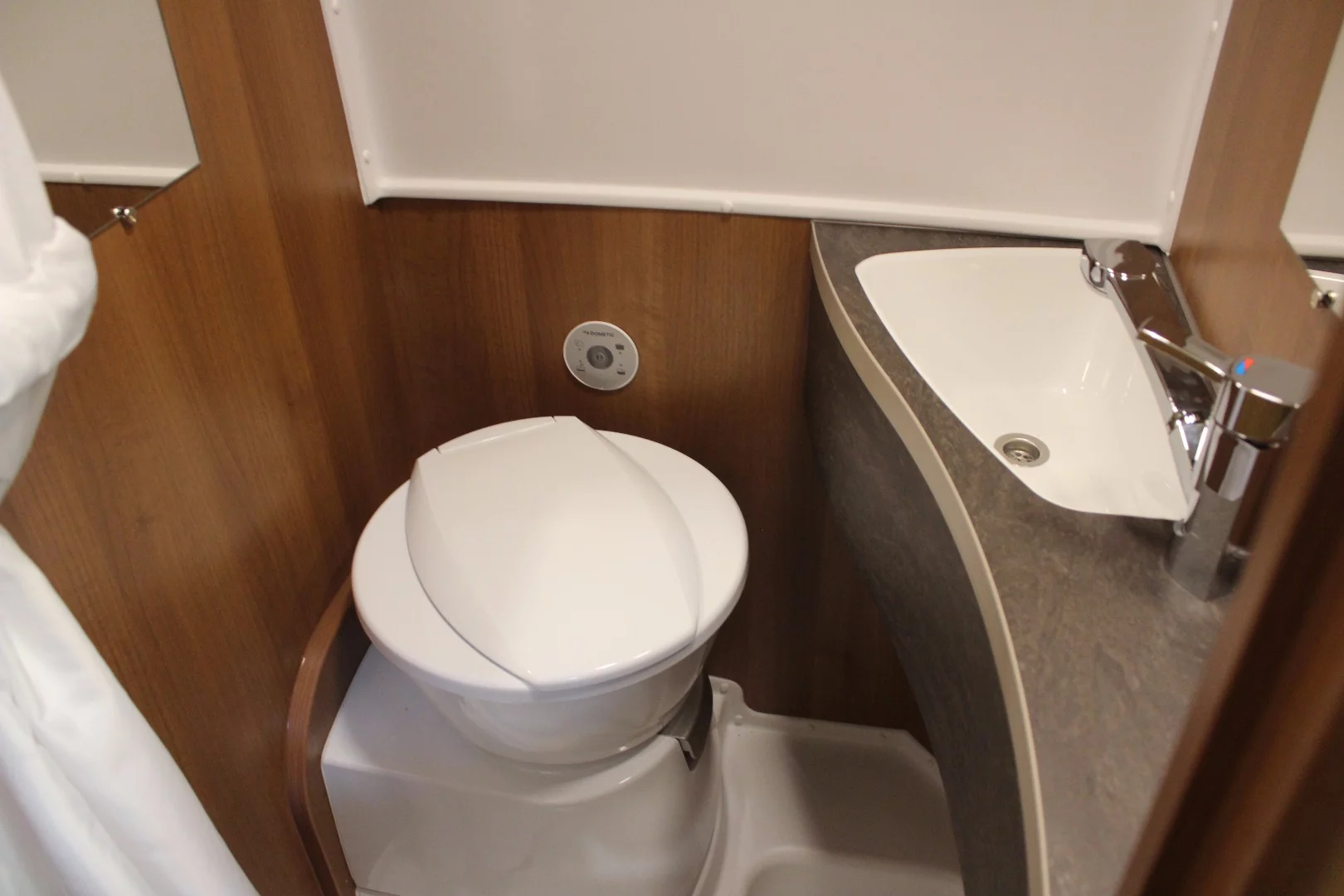 VanTourer's standard bathroom compartment