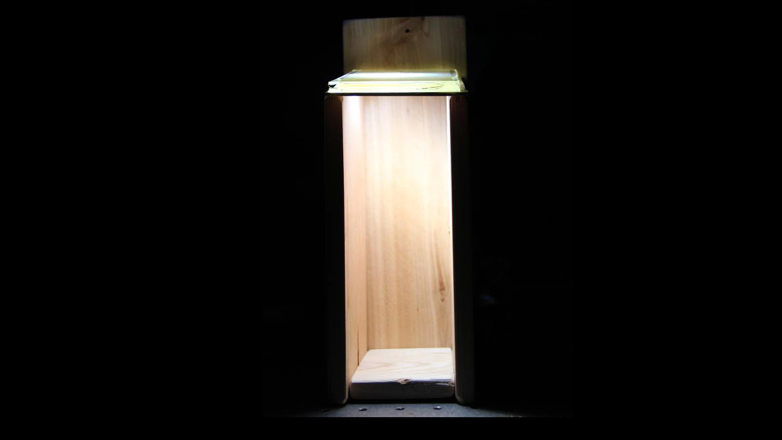 The researchers constructed a rectangular model home to put the wooden windows to the test