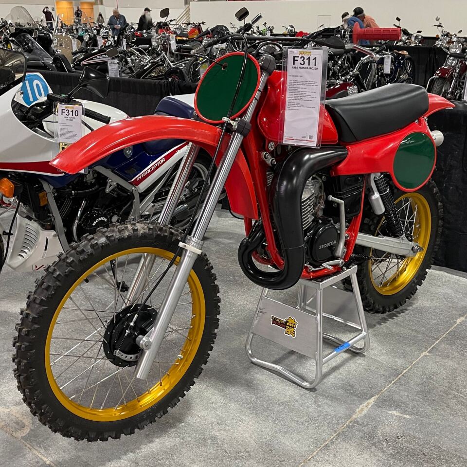 This 1980 Honda RC360 sold for $19,800 as Lot F311 at Mecum Auctions' Las Vegas sale on Friday, 28 January 2022