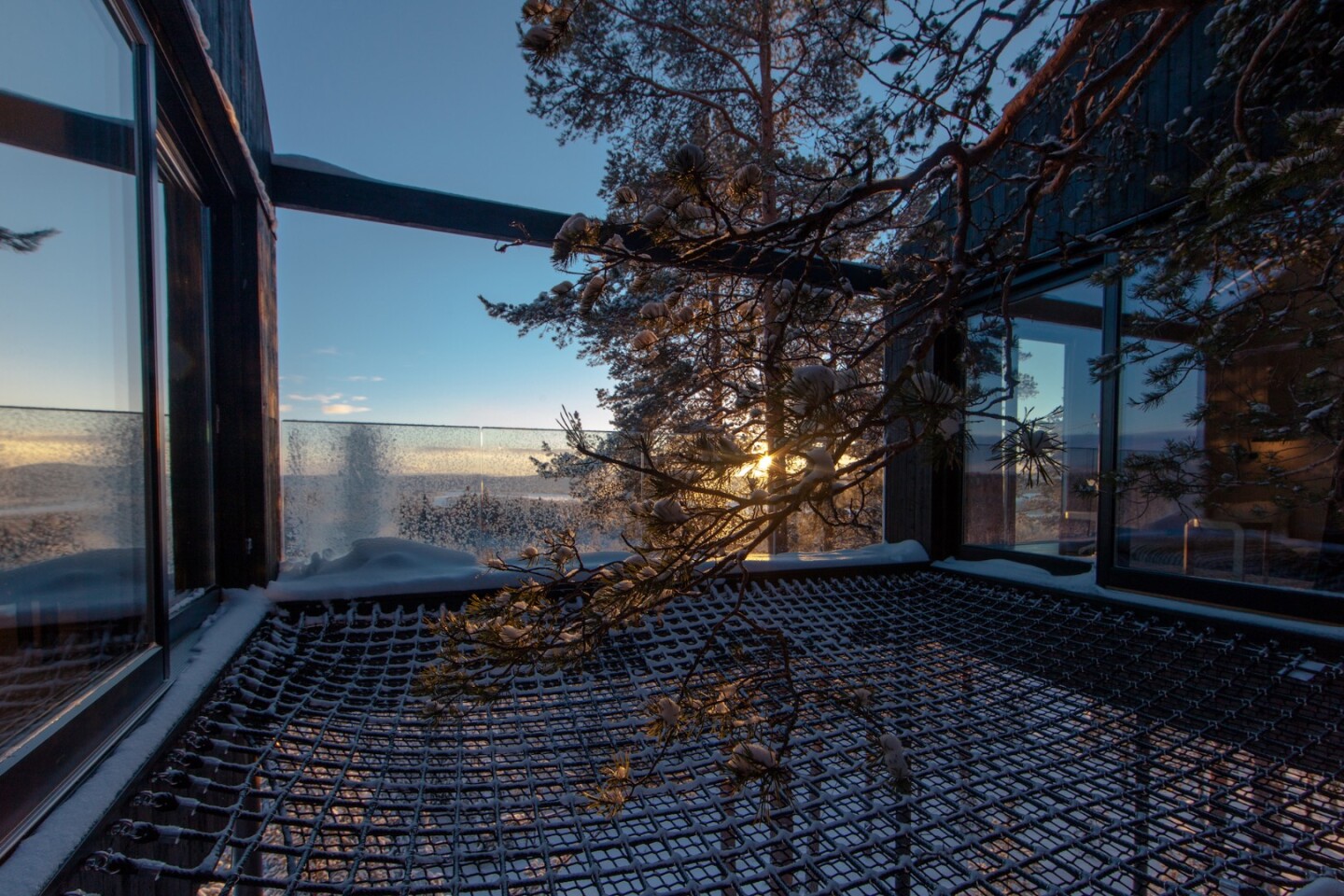 The 7th Room's netted terrace offers an opportunity to get even closer to nature
