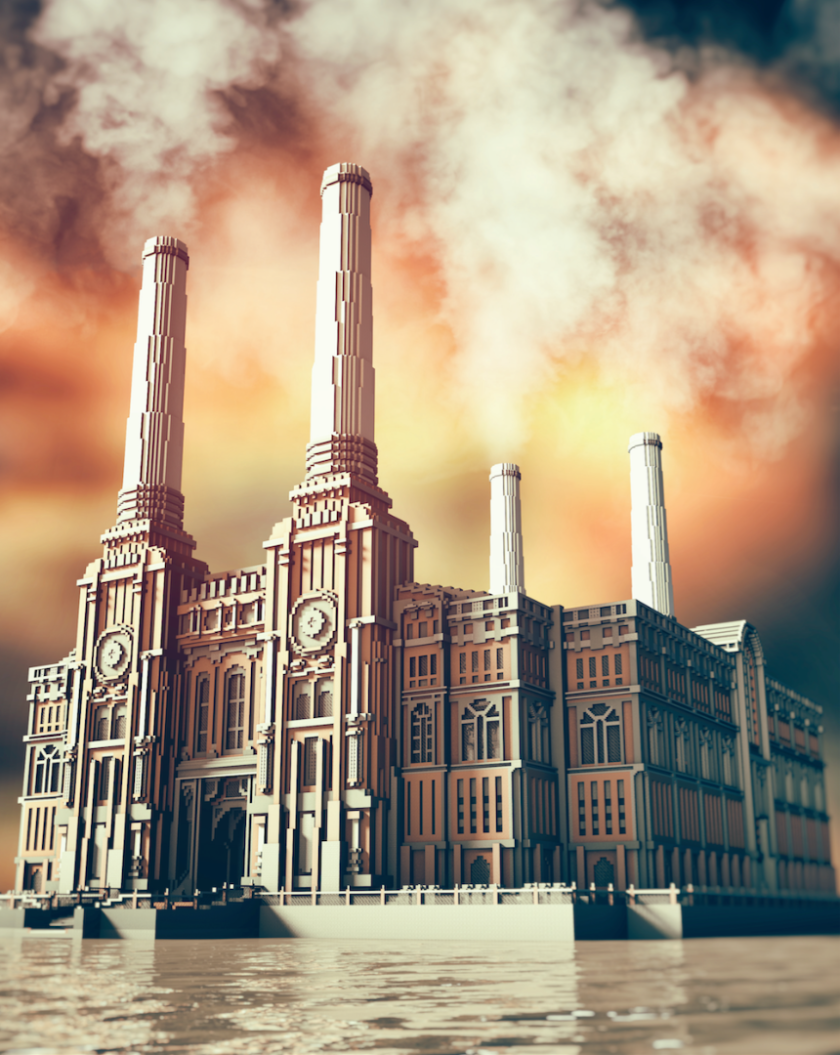 The BlockWorks Team’s Battersea (2013) – two builders, three million blocks, eight days