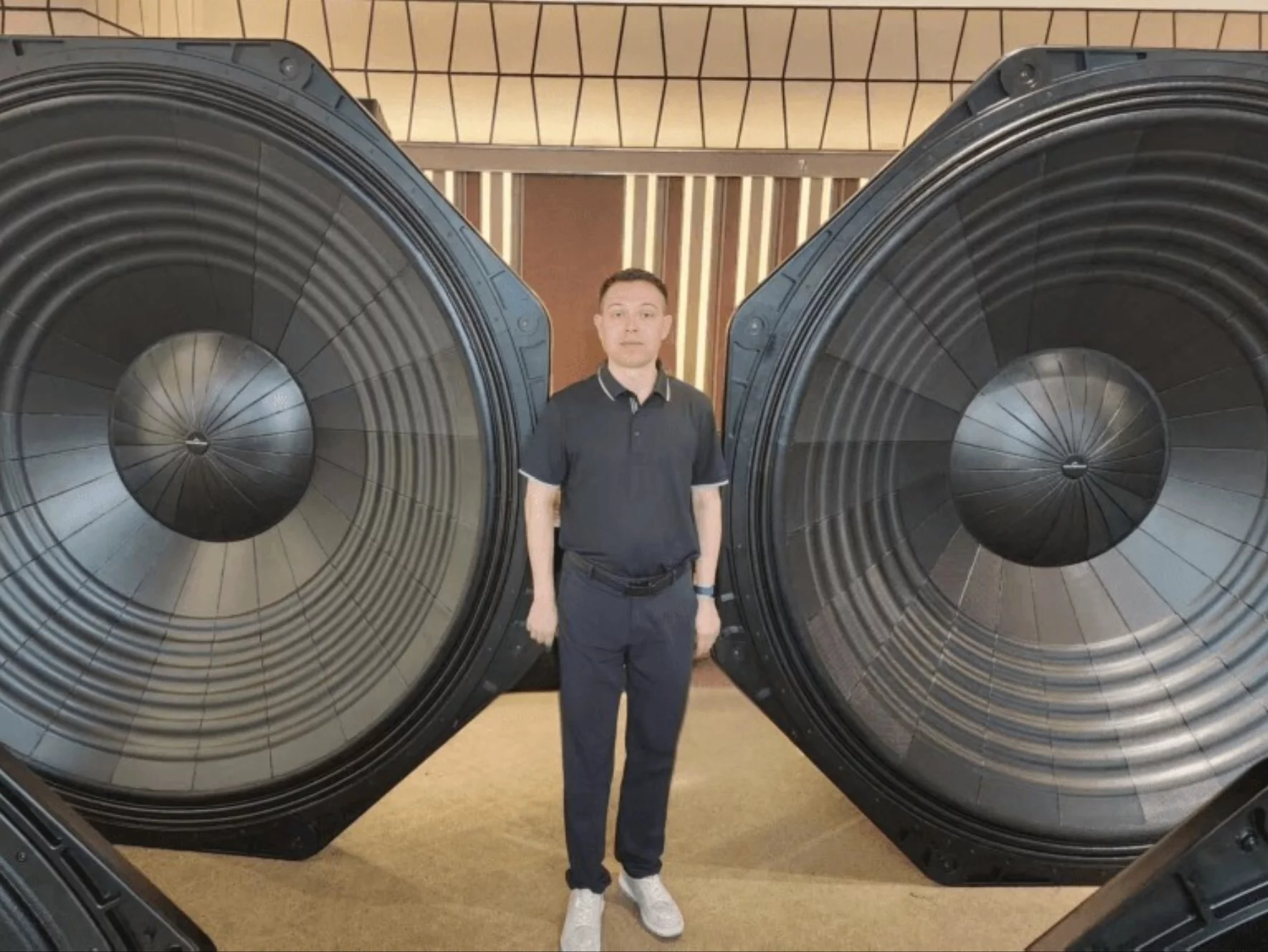 Ascendo Immersive Audio has birthed an absolute monster in the shape of the 100 Sub Pro Passive Infrasonic Sealed subwoofer, which measure 100 inches across and host a 21-inch voice coil