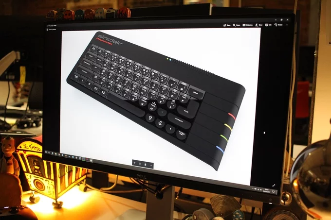 The authentic look of the ZX Spectrum Next is thanks to the designer of the original, Rick Dickinson