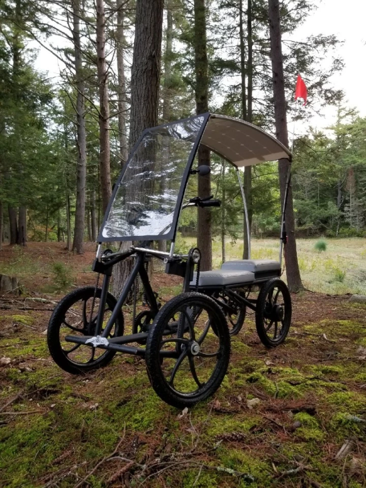 The Screecher's windshield can be removed if riders prefer to feel the wind in their faces