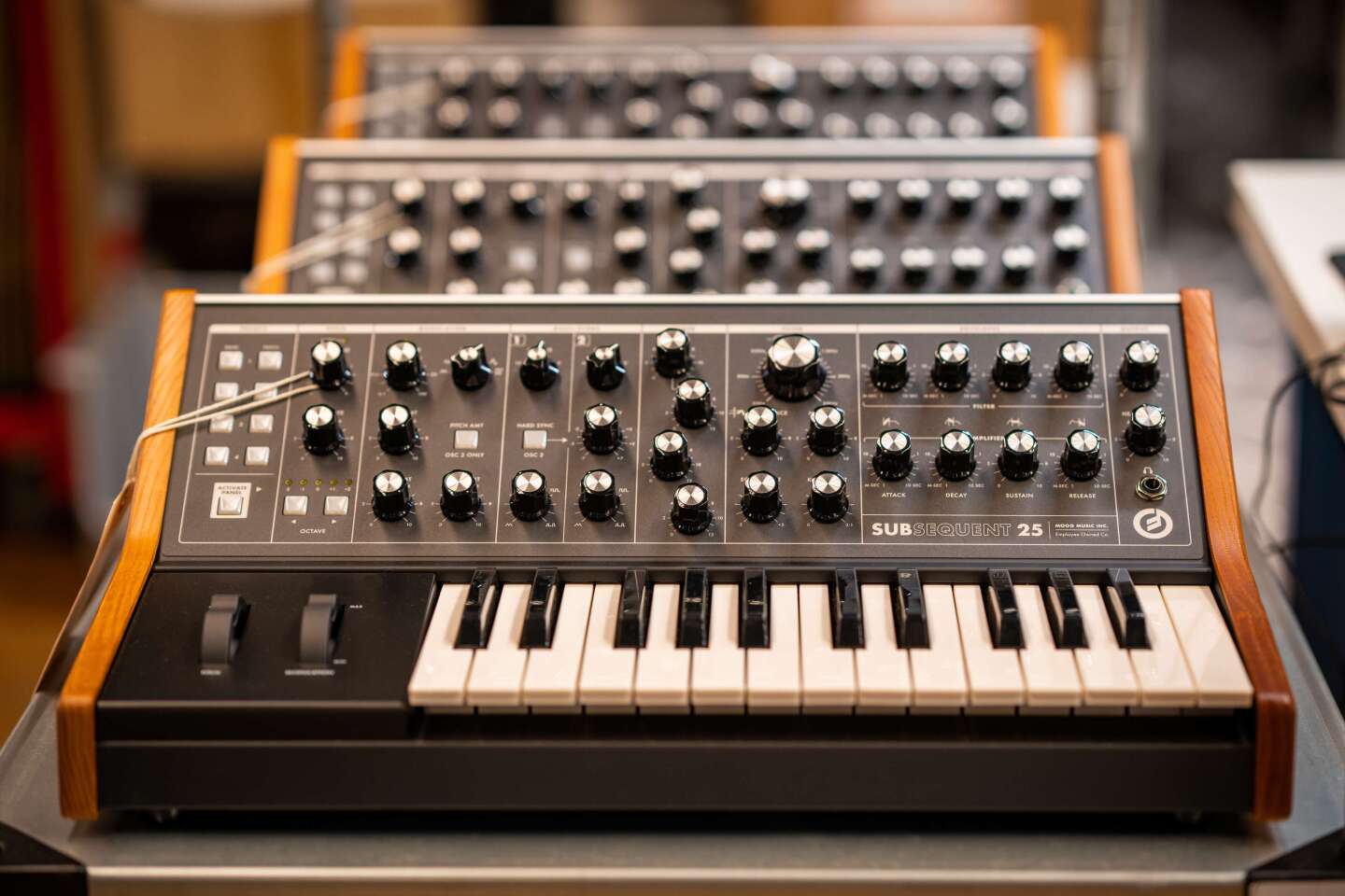 The Subsequent 25 is based on the Sub Phatty sound engine and is Moog's most compact keyboard synth to date