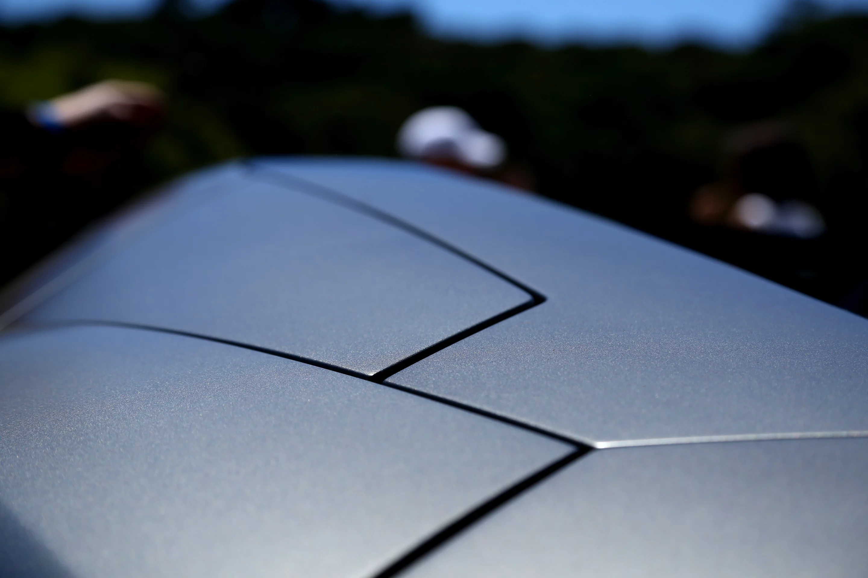 Hexagonal details can be found throughout the Veneno, an idea which came about in response to a design issue with the rear spoiler (Photo: Angus MacKenzie/Gizmag.com)