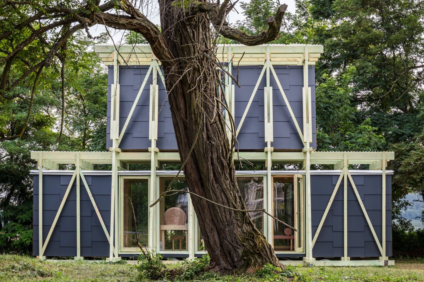 Ziggurat Delivery is made up of two separate container-sized modules