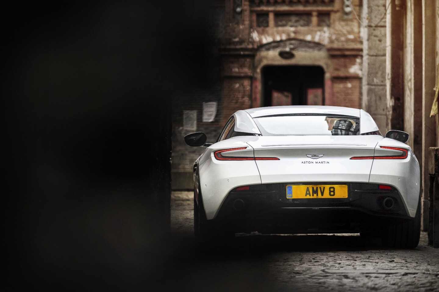 That AMV8 number plate isn't an accident...
