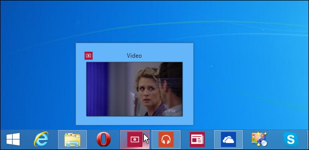 Modern apps pinned to the Taskbar and running will give you thumbnails