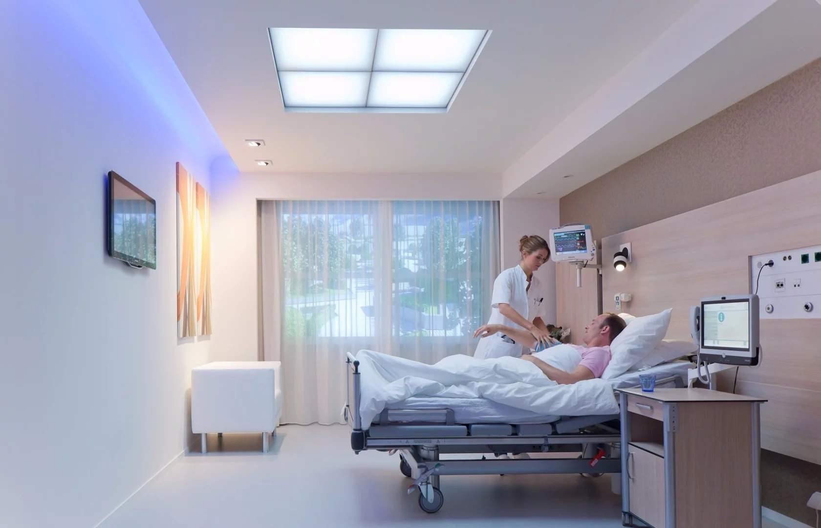 Philips HealWell has been through clinical trials, which verified the system's benefits for sleep
