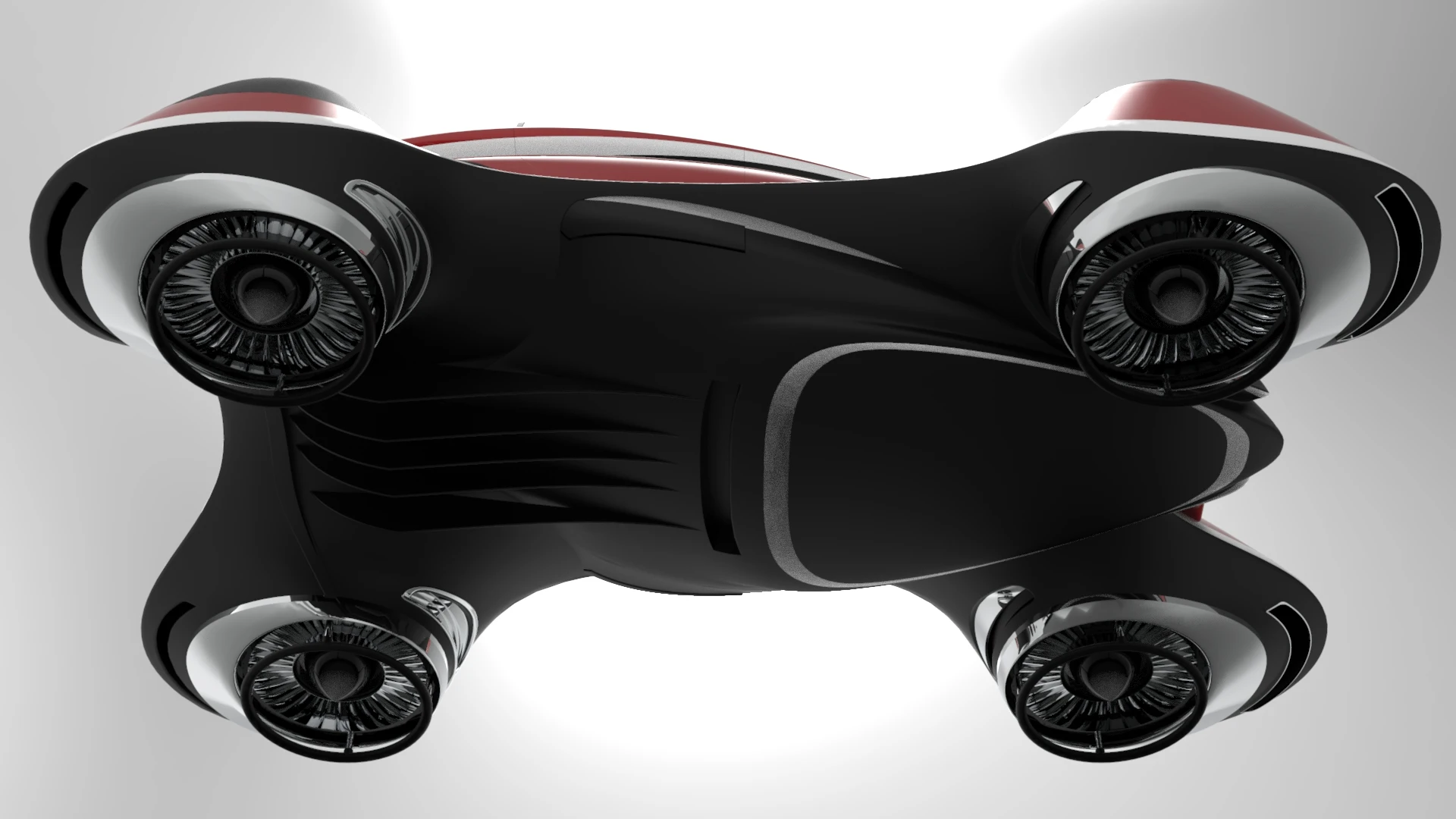 A look at the underside of the Hover Coupè concept