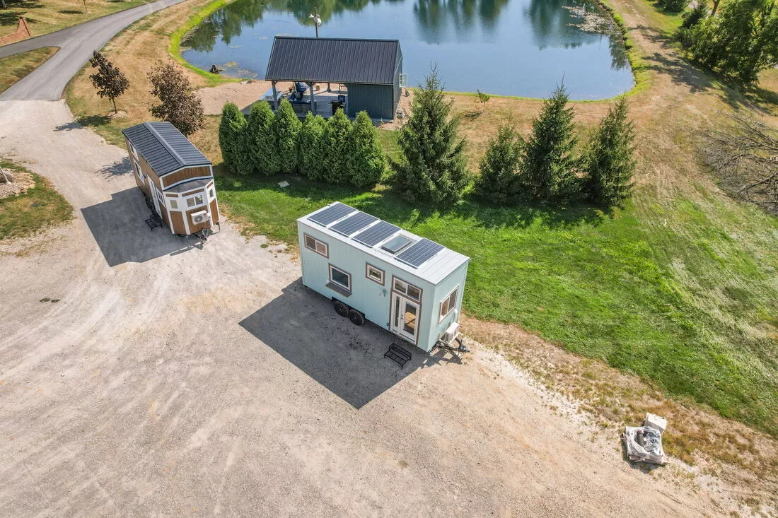 The Sea Chord gets power from a standard RV-style hookup or roof-based solar panels