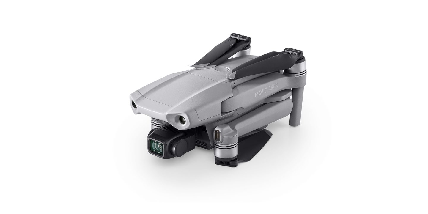 Still very small and portable, with a look much closer to the Mavic Pro 2