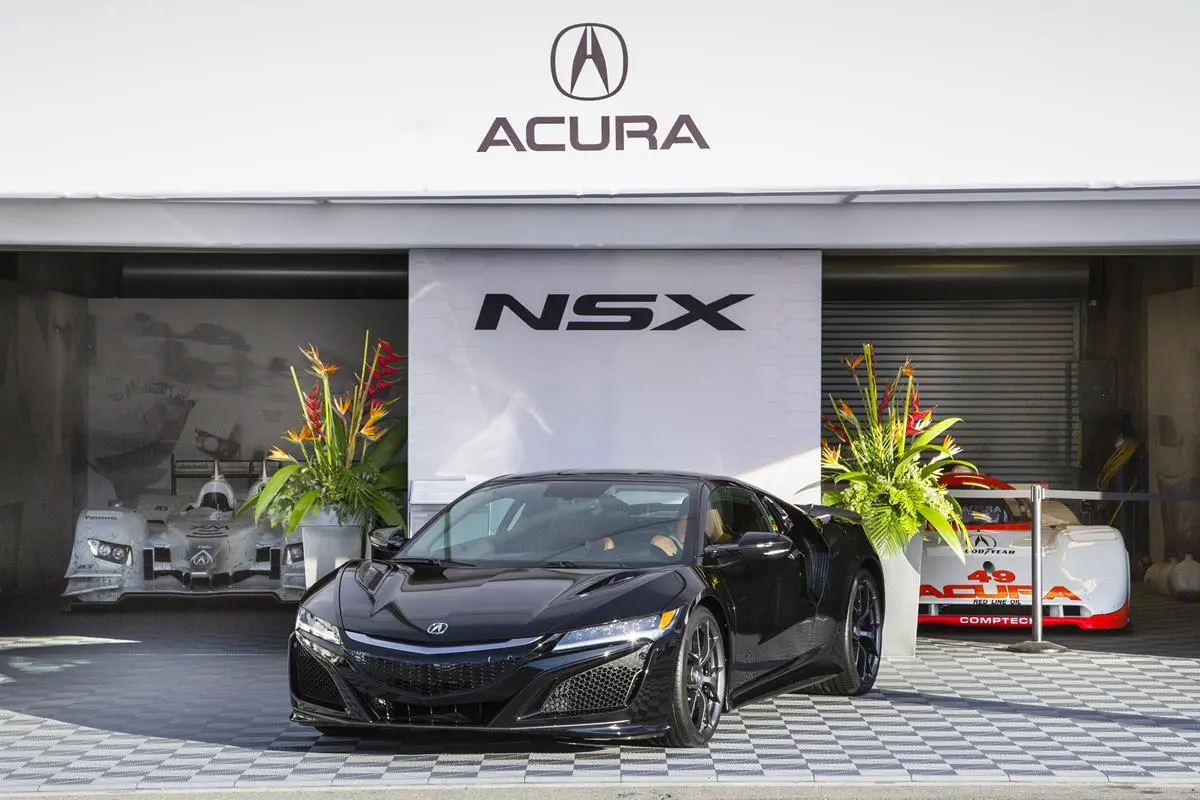 The NSX is capable of driving a low speeds for short distances on battery power alone without engaging the engine