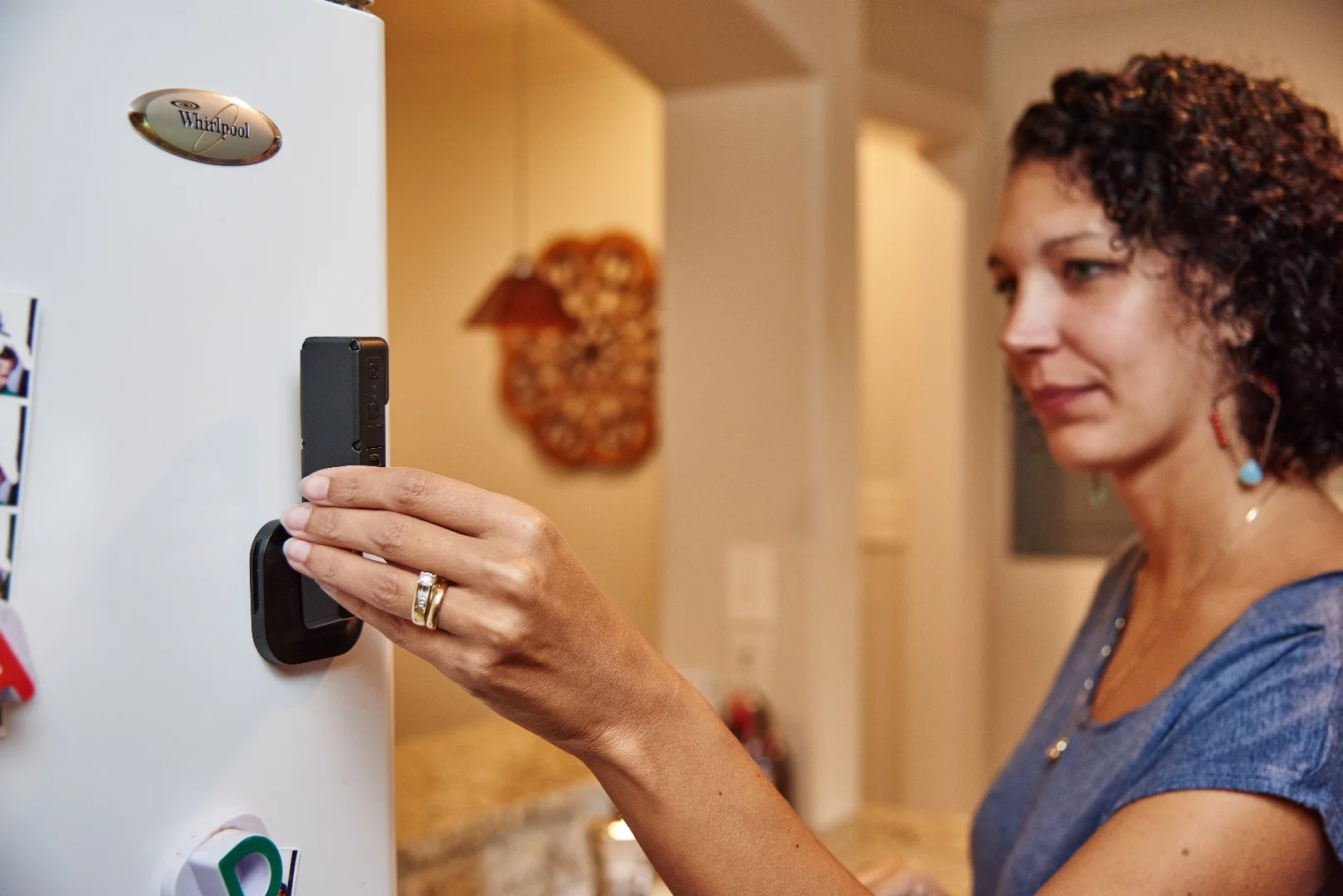 With the magnetic mount, the Mofily YoCam can double as a home security camera or baby monitor