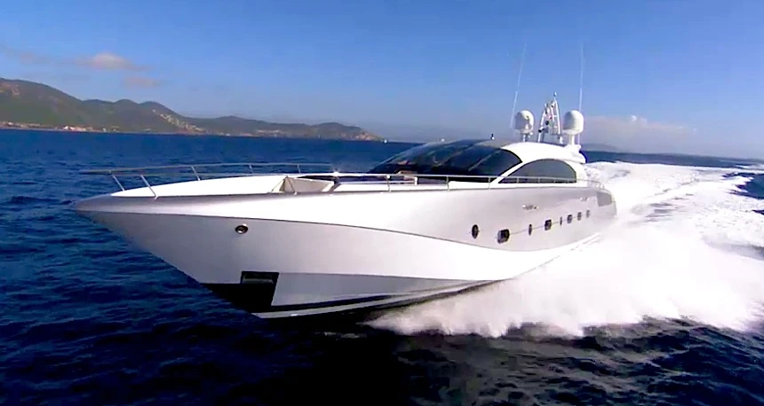 TWO DECK & OPEN SEMI-DISPLACEMENT OR PLANING MOTOR YACHTS winner Shooting Star