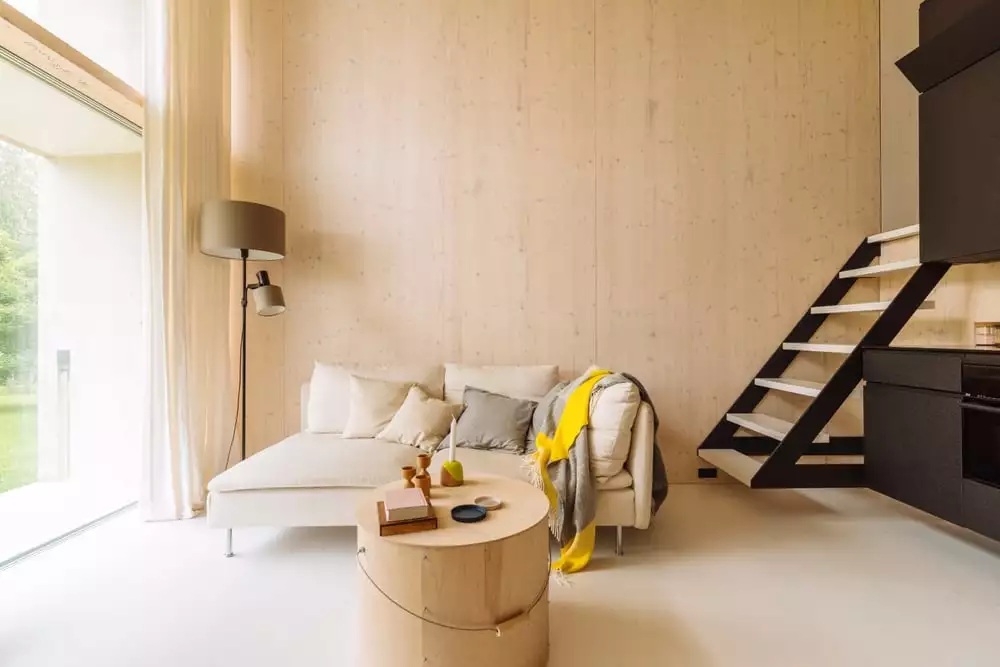 Koda's windows are quadruple-glazed and roof-based solar-panels reduce grid-based requirements