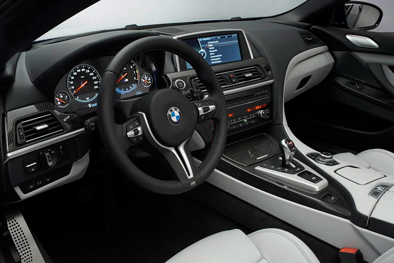 BMW M6 convertible interior