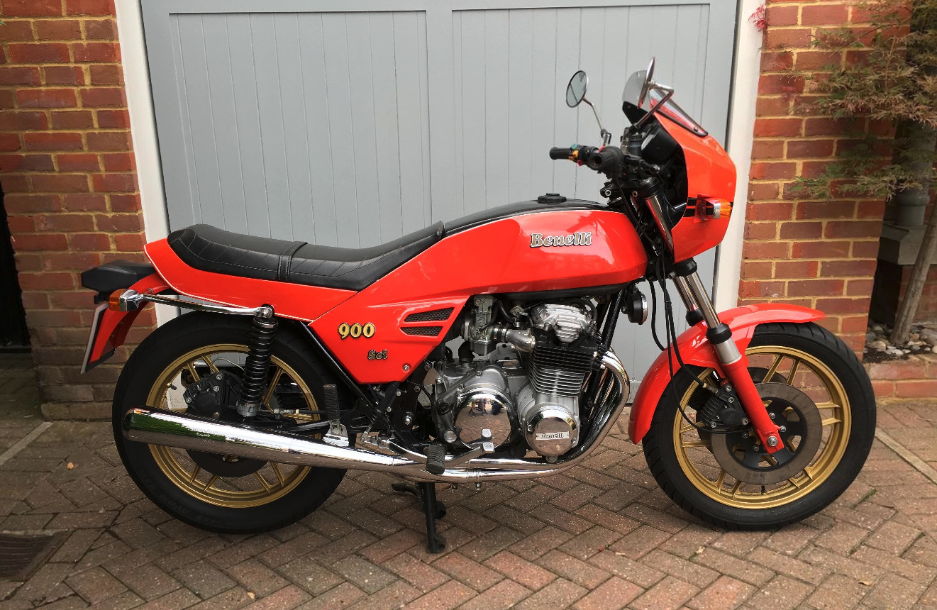 Several six cylinder motorcycles of note sold in Stafford, including this 900 Benelli at $14,822 (£11,270). Those who have never had the pleasure of riding a six would be surprised at the smoothness and power of these bikes, with the Benelli in particular offering sweet handling into the bargain. In addition to the 900 Benelli, a 1982 Honda CBX1000 sold for £4,830, a Kawasaki Z1300 with just 531.7 miles on the dial sold for £12,075 and another, bored to 1500cc and turbocharged that had been built by a Cosworth engineer for his own use, selling for £7,820. | Auction Description