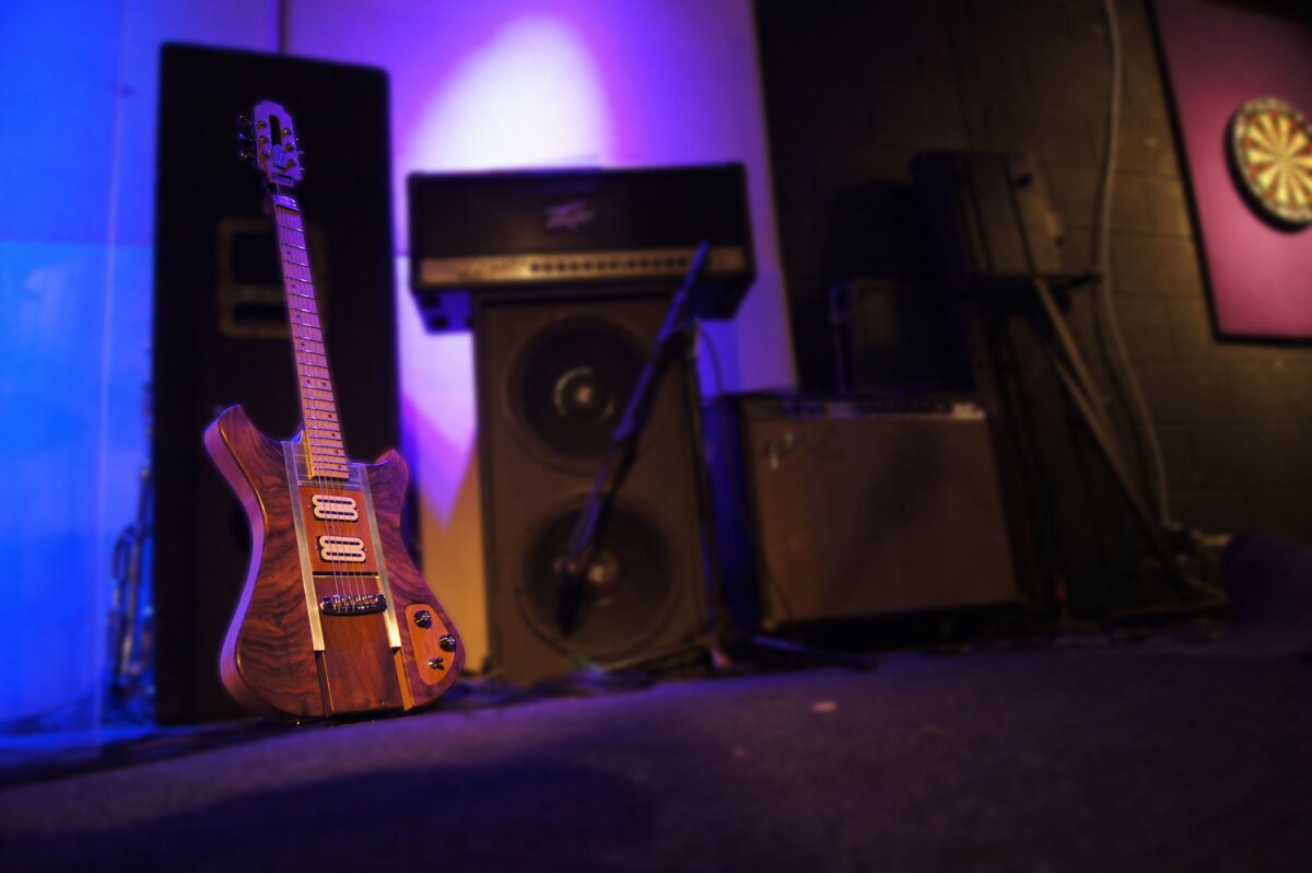The Mercury Modular Guitar ready to rock