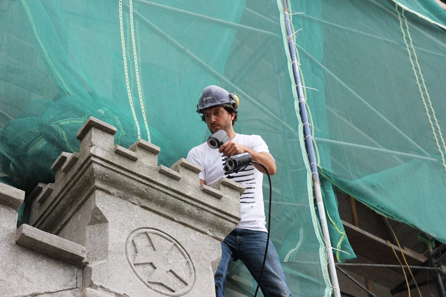 Preserving the architectural heritage of treasured buildings is one application of the Go!SCAN 3D scanner