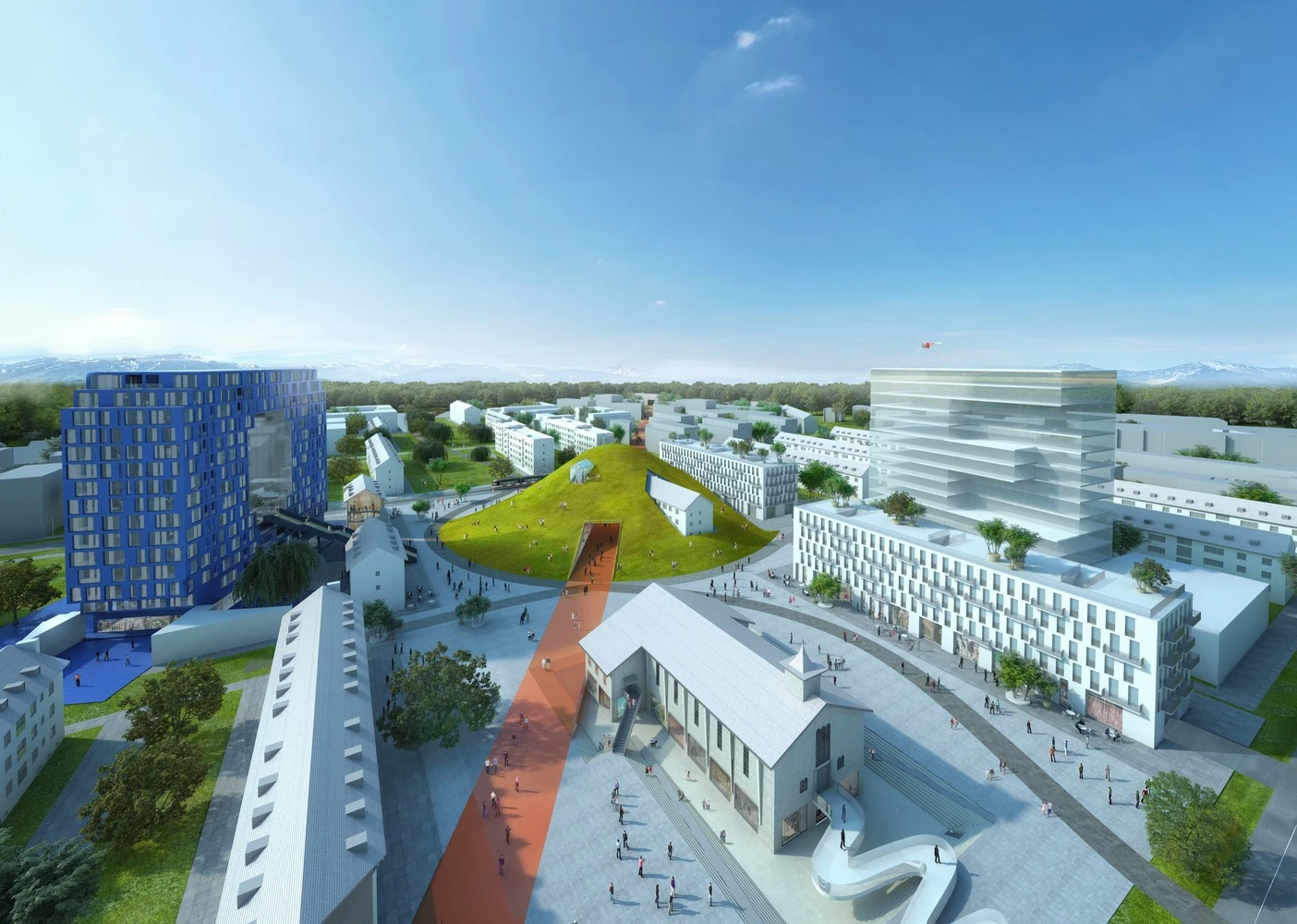 The Franklin Mitte project looks to be just conceptual for the moment
