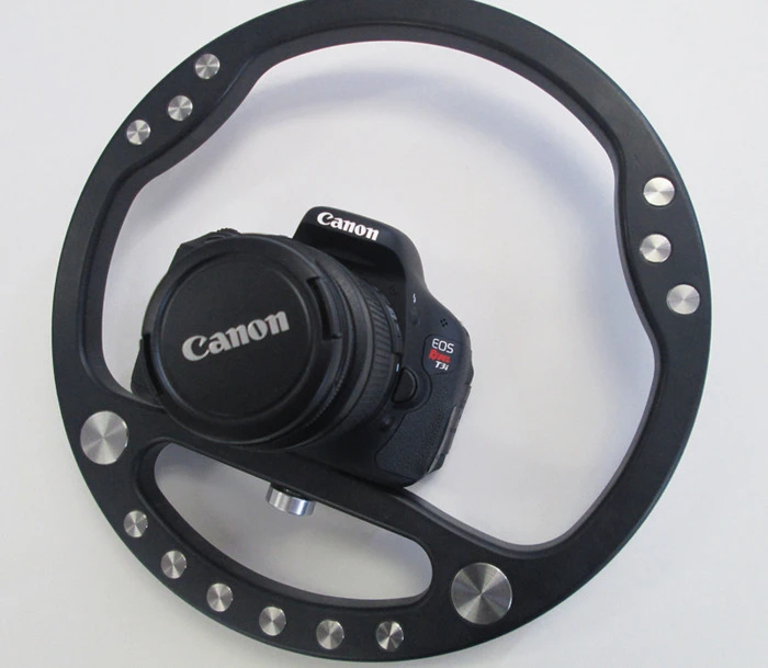 The SteadyWheel is made of ABS and stainless steel