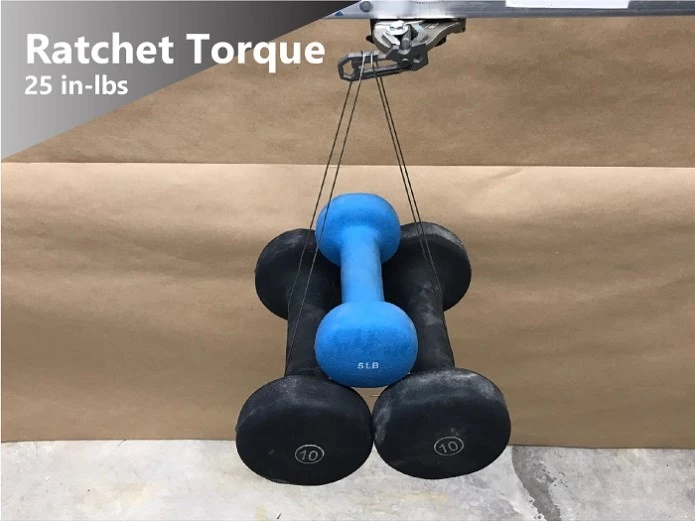 The EverRatchet Clip is made from grade 5 titanium for greater torque