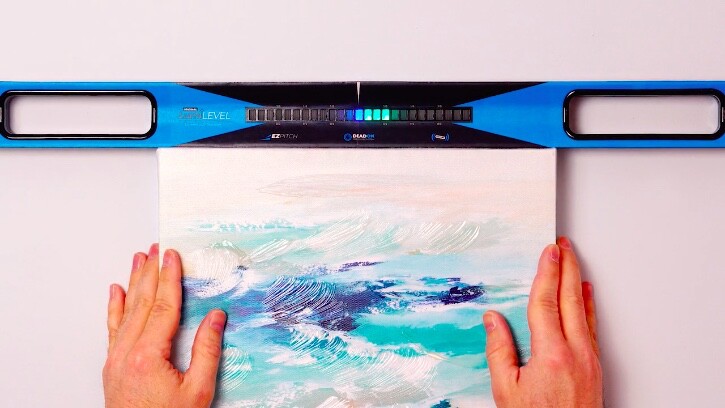 According to the LumiLevel's creators, it offers a viewing area that's 10 times wider than that of a typical bubble level