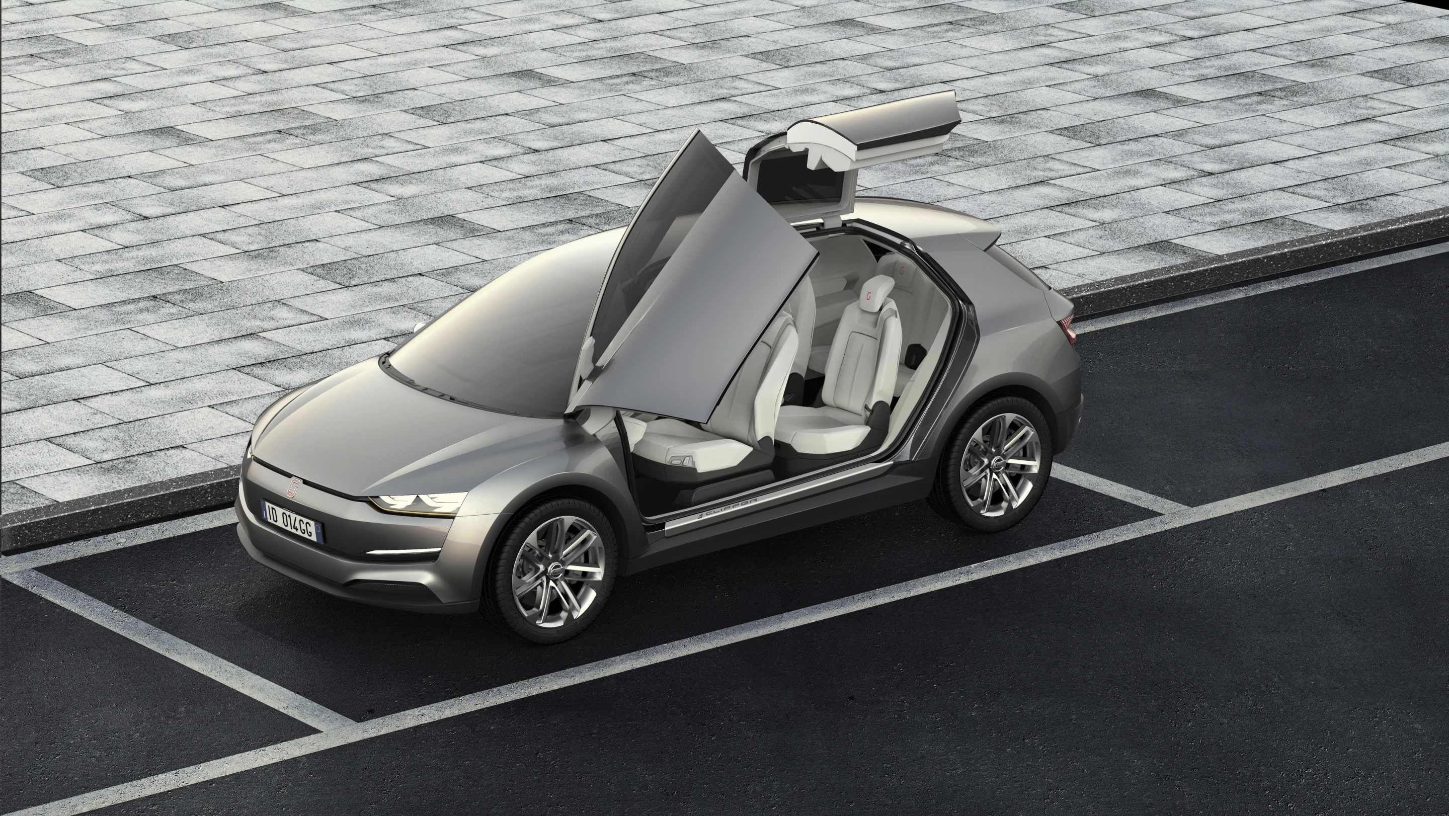 The Italdesign Giugiaro Clipper is designed to make the most of the interior space